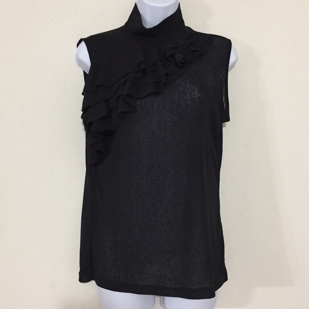 🐾 ROMEO & JULIET COUTURE ASYMMETRICAL RUFFLE TOP